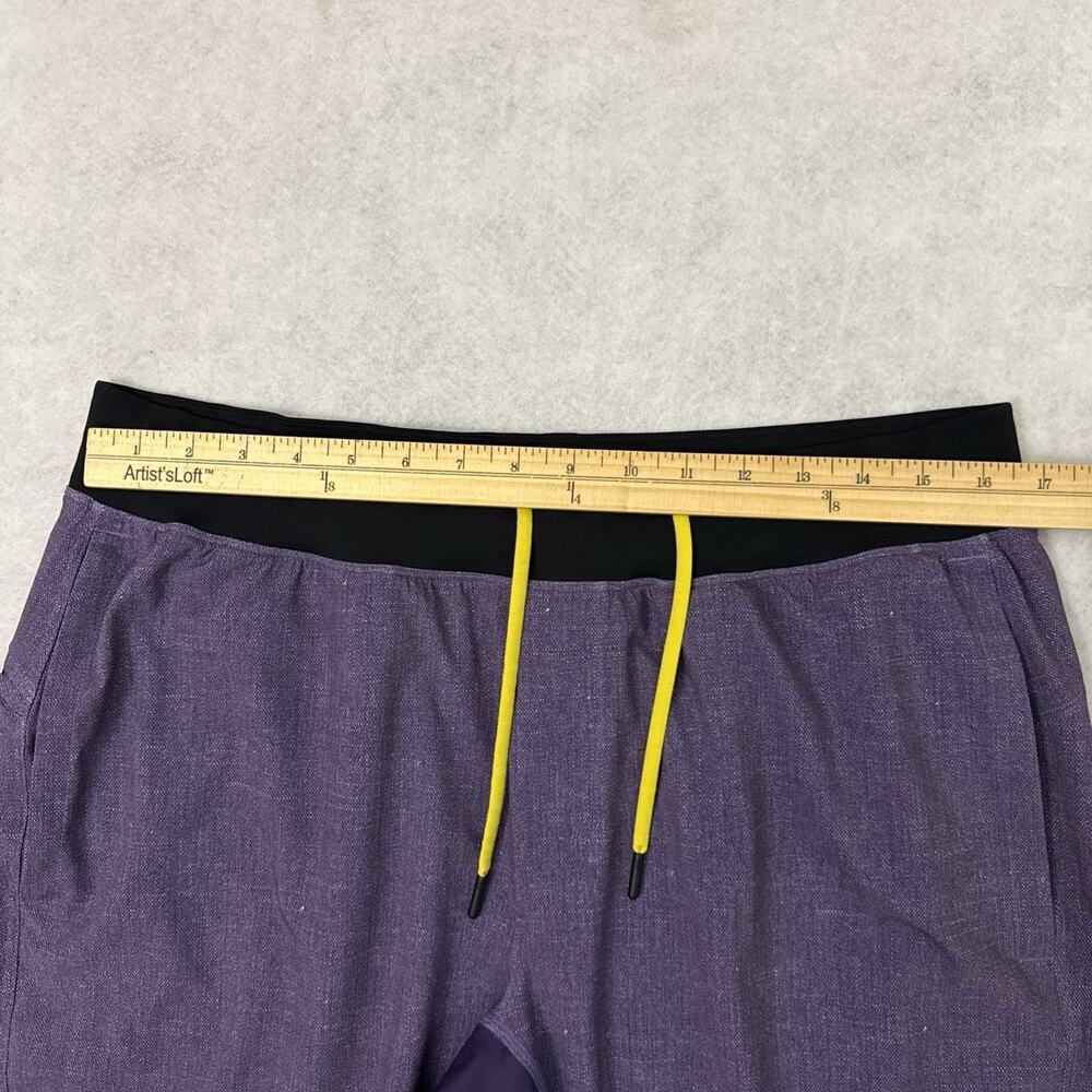Lululemon T.H.E. Short Mens XL Purple 9 Inch Linerless Gym Training - Picture 6 of 10